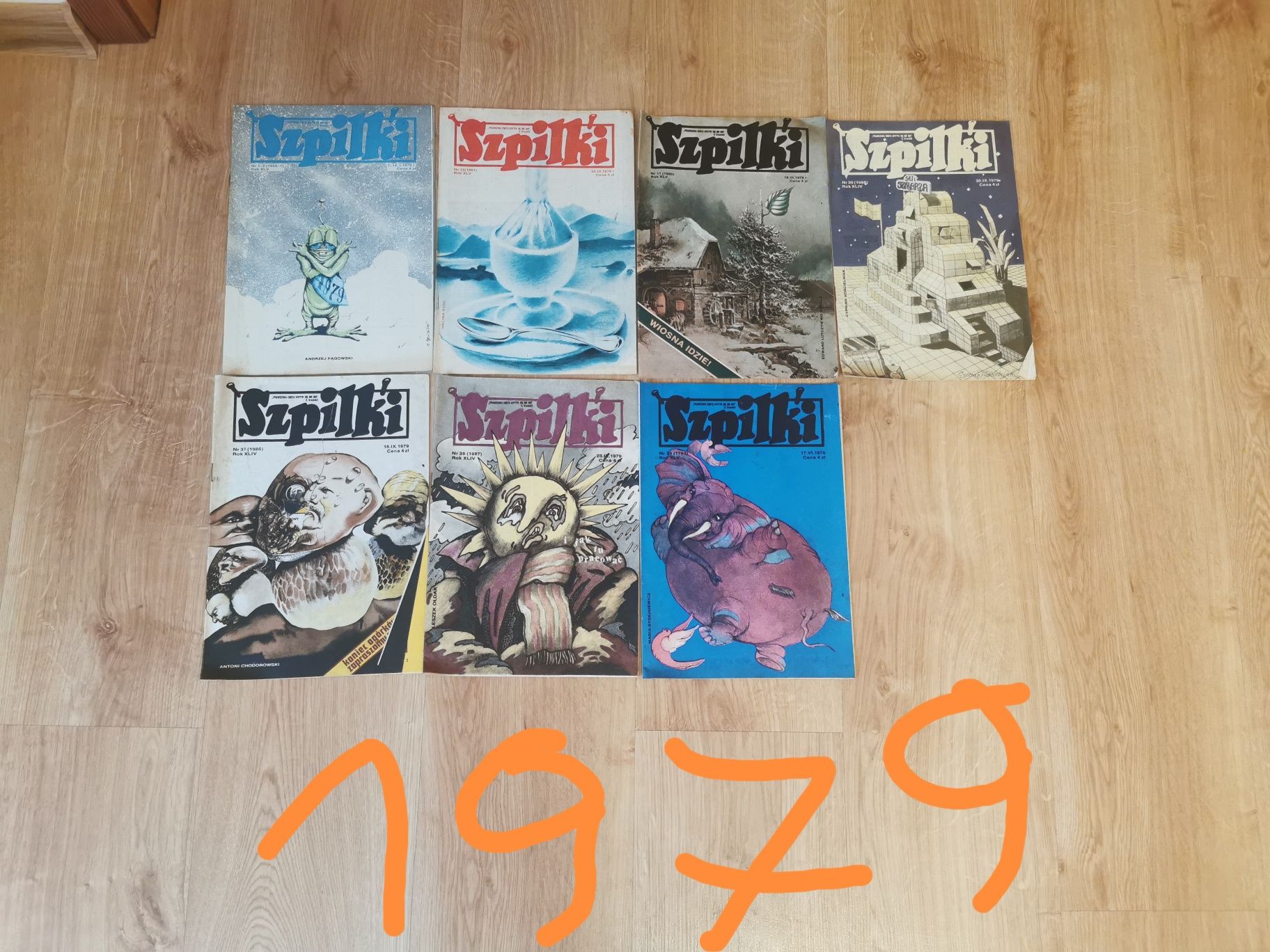 Czasopisma szpilki z prl