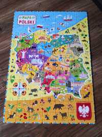 Puzzle mapa Polski 5+