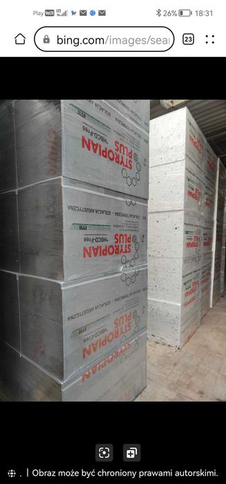 Styropian grafitowy 0.33 gr różne grubości