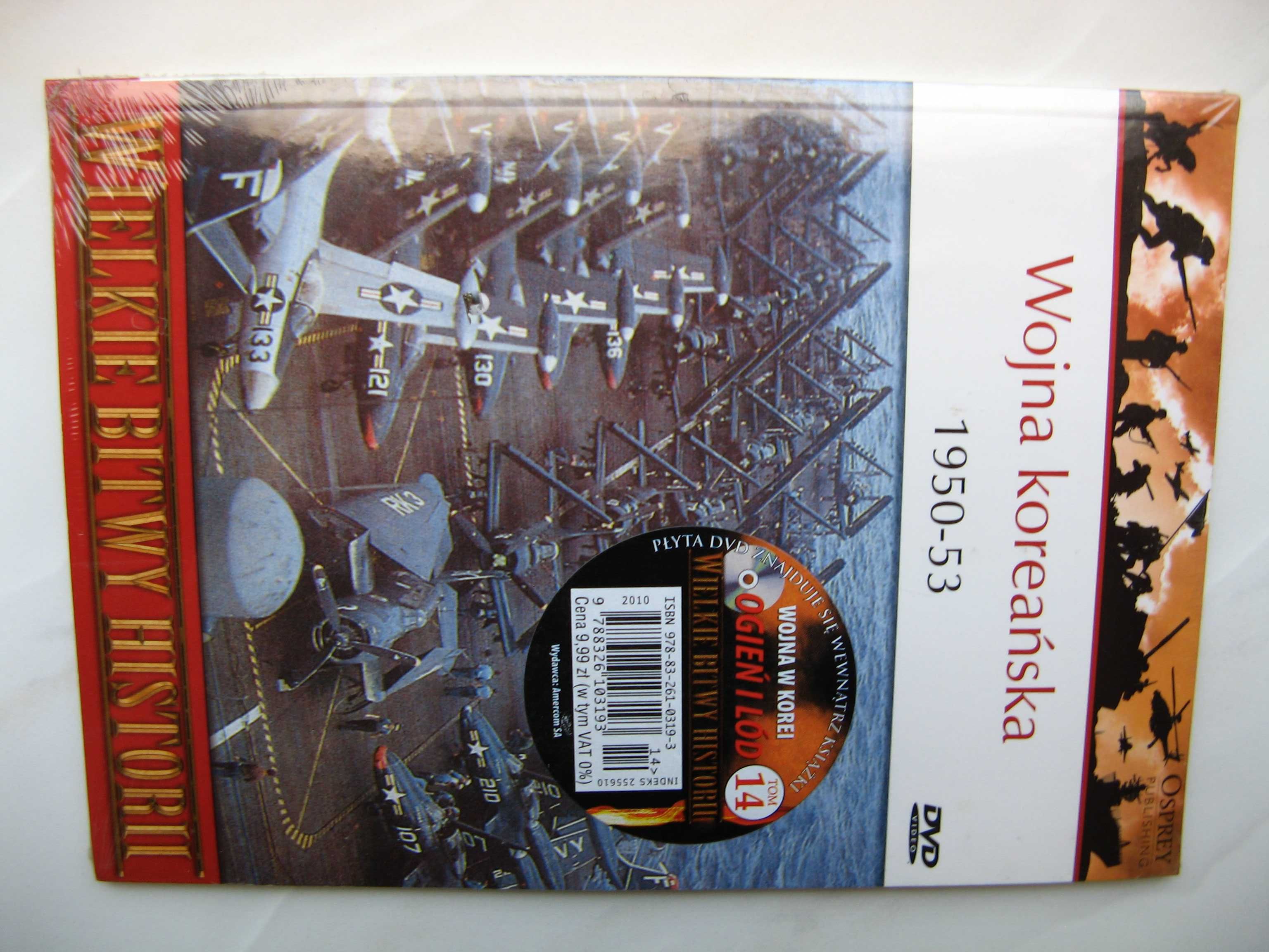 Osprey: Wojna koreańska 1950 - 53, książka + DVD/Nowe!