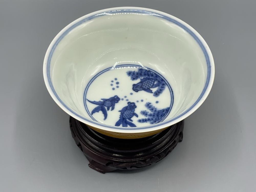 Taça Imperial  em porcelana chinesa Guangxu