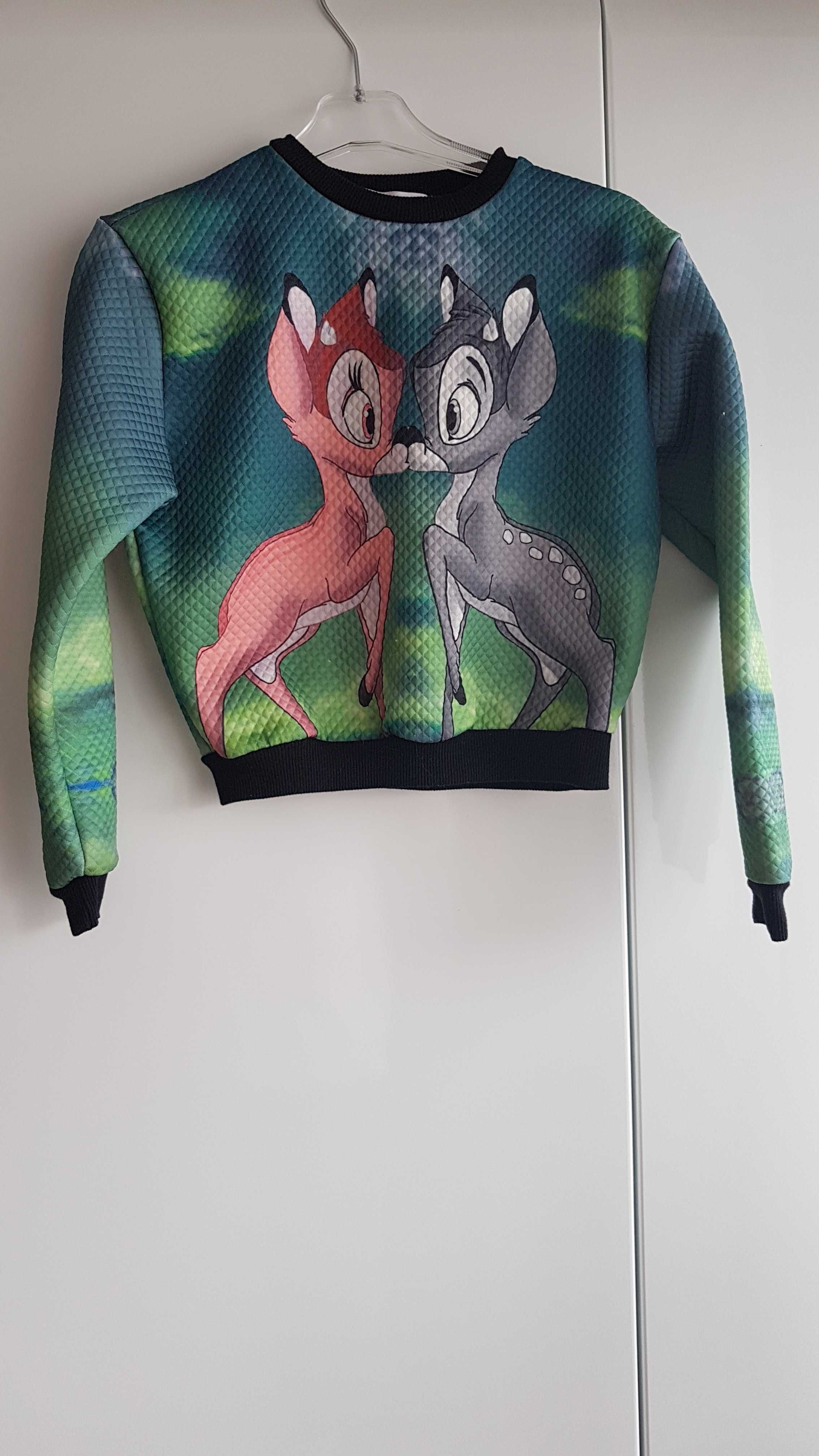 Nowość 2024:) pikowana bluza Bambi MISS BRUM roz 104/110