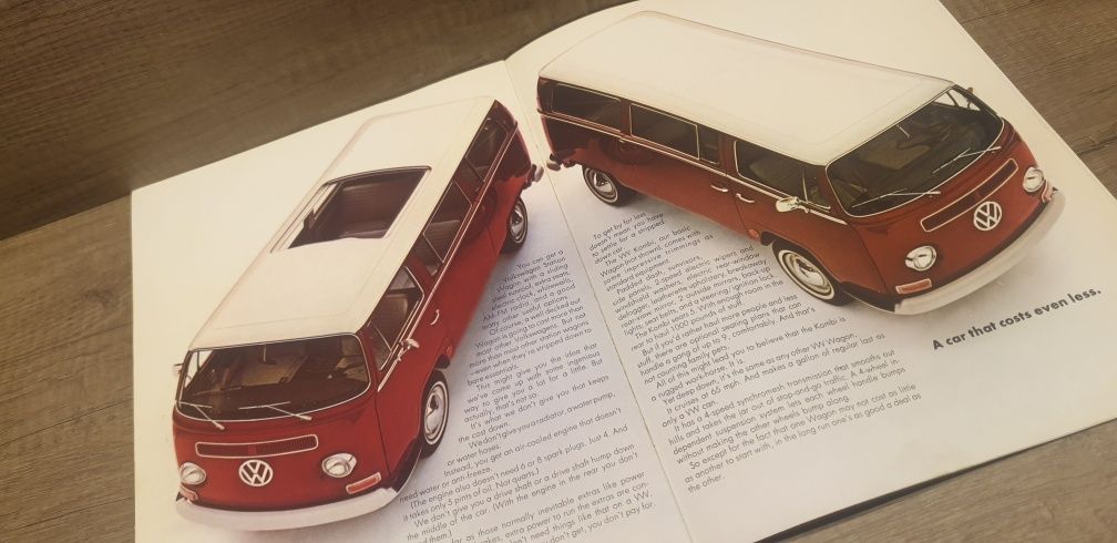 Prospekt Volkswagen VW T1 1969r. 20 stron