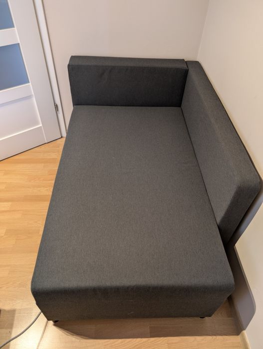 Składana sofa szary