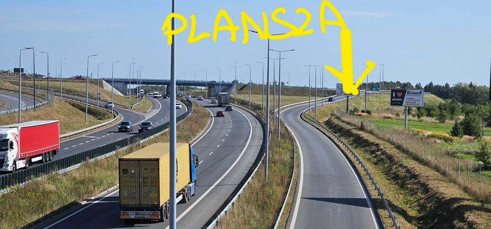 Billbord Przy Trasie S1 rejon Dabrowa Gornicza Wydzierzawie