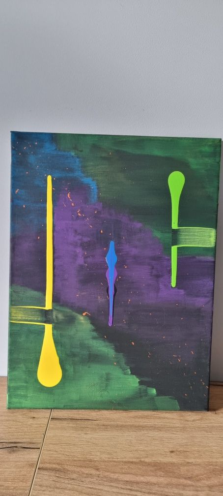 Obraz akrylowy. Abstrakcja 30x40cm