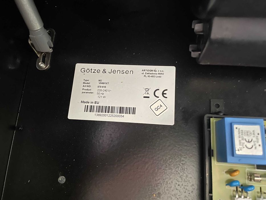 Okap GÖTZE & JENSEN VH691XT Czarny