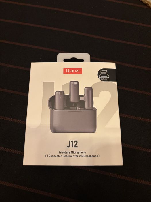 Ulanzi J12 Mikroport Zestaw Mikrofonów Bezprzewodowych  Lightning