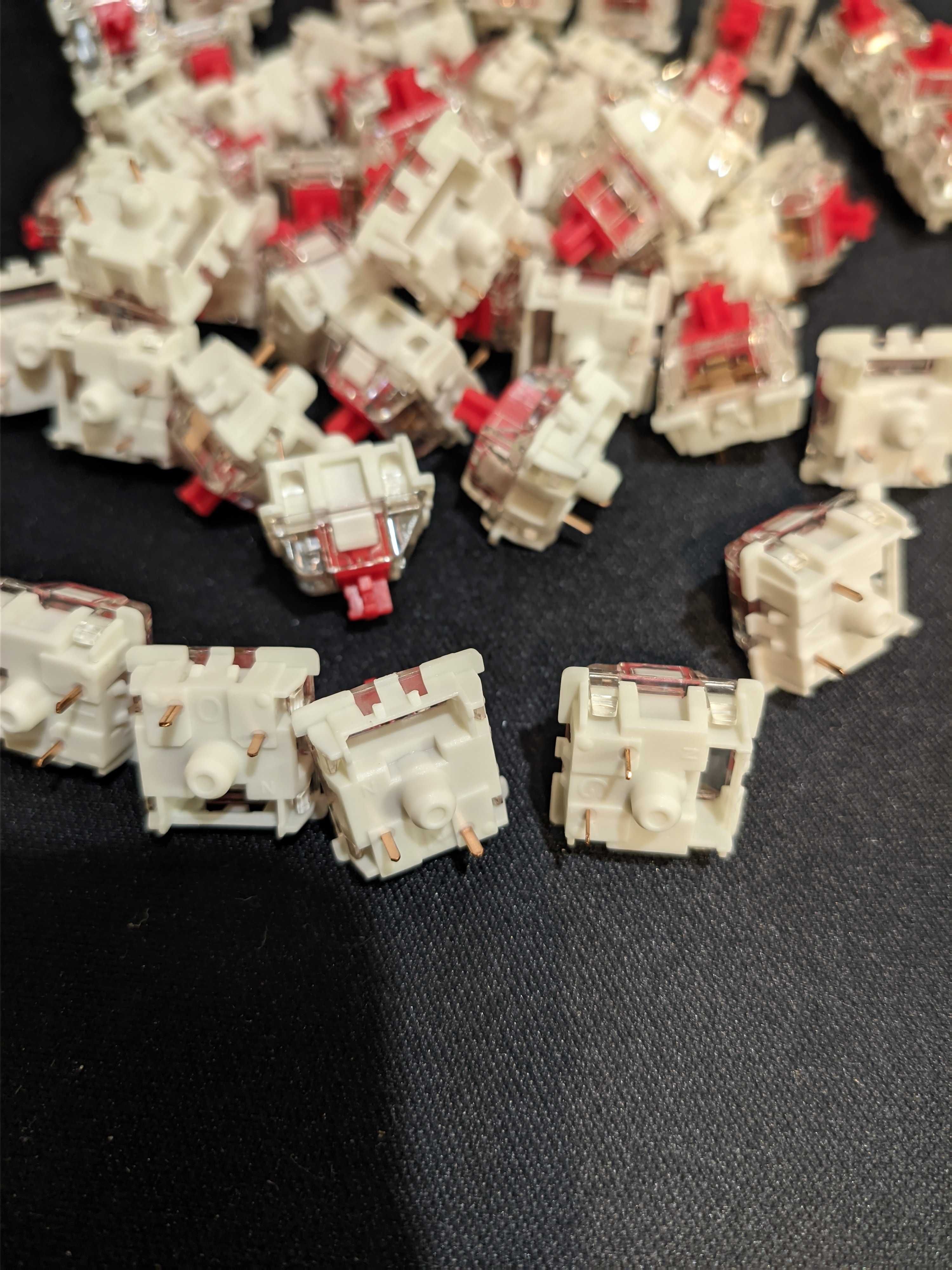 Przełączniki do klawiatury NOWE  Gateron G PRO 2 Red 50szt