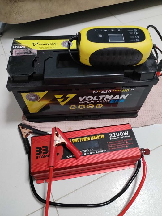 Резервне живлення-комплект інвертор, акумулятор,зарядний пристрій