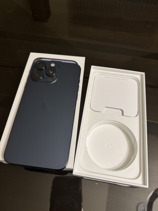 Iphone 15 pro max blue titanium 256gb