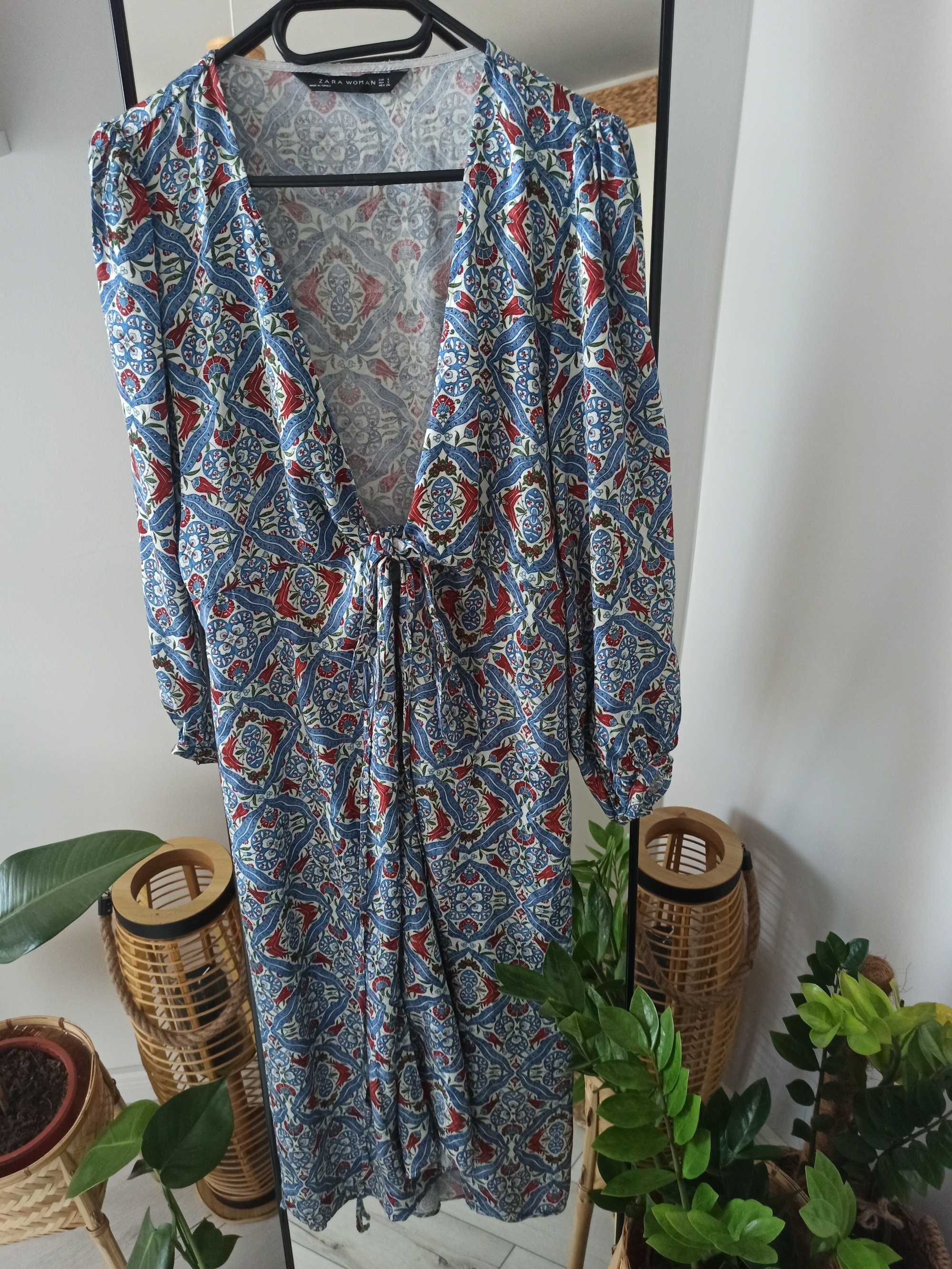 Narzutka kamizelka Zara S sukienka + gratis