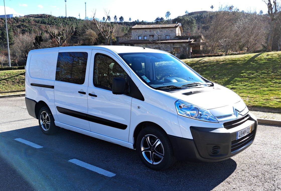 Citroen Jumpy 6 lugares e carga como nova