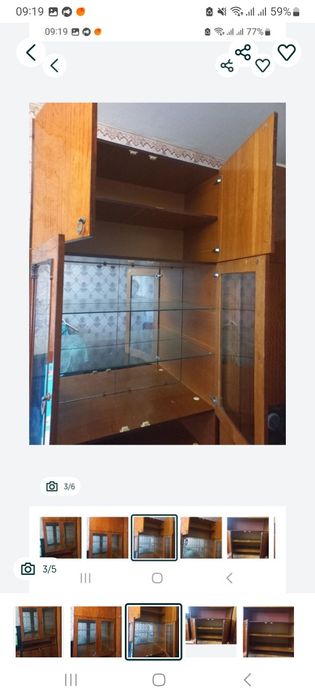 Тумбочка бу  та стінка в нормальному стані