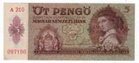 Banknot 5 Pengo 1939 Węgry