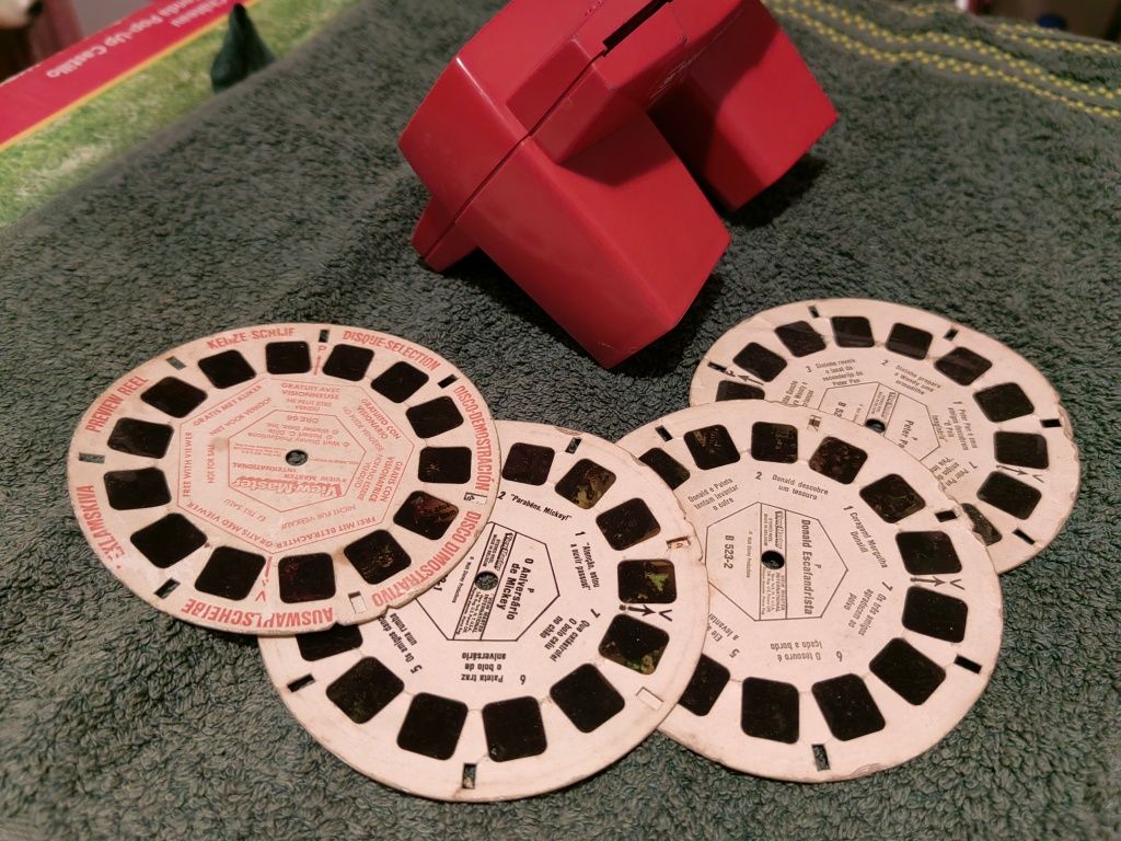 3D View Master com 4 discos ! Promoção de Maio !