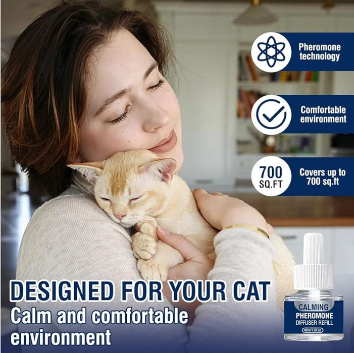 Feromony Uspokajające dla Kota 5x48ml