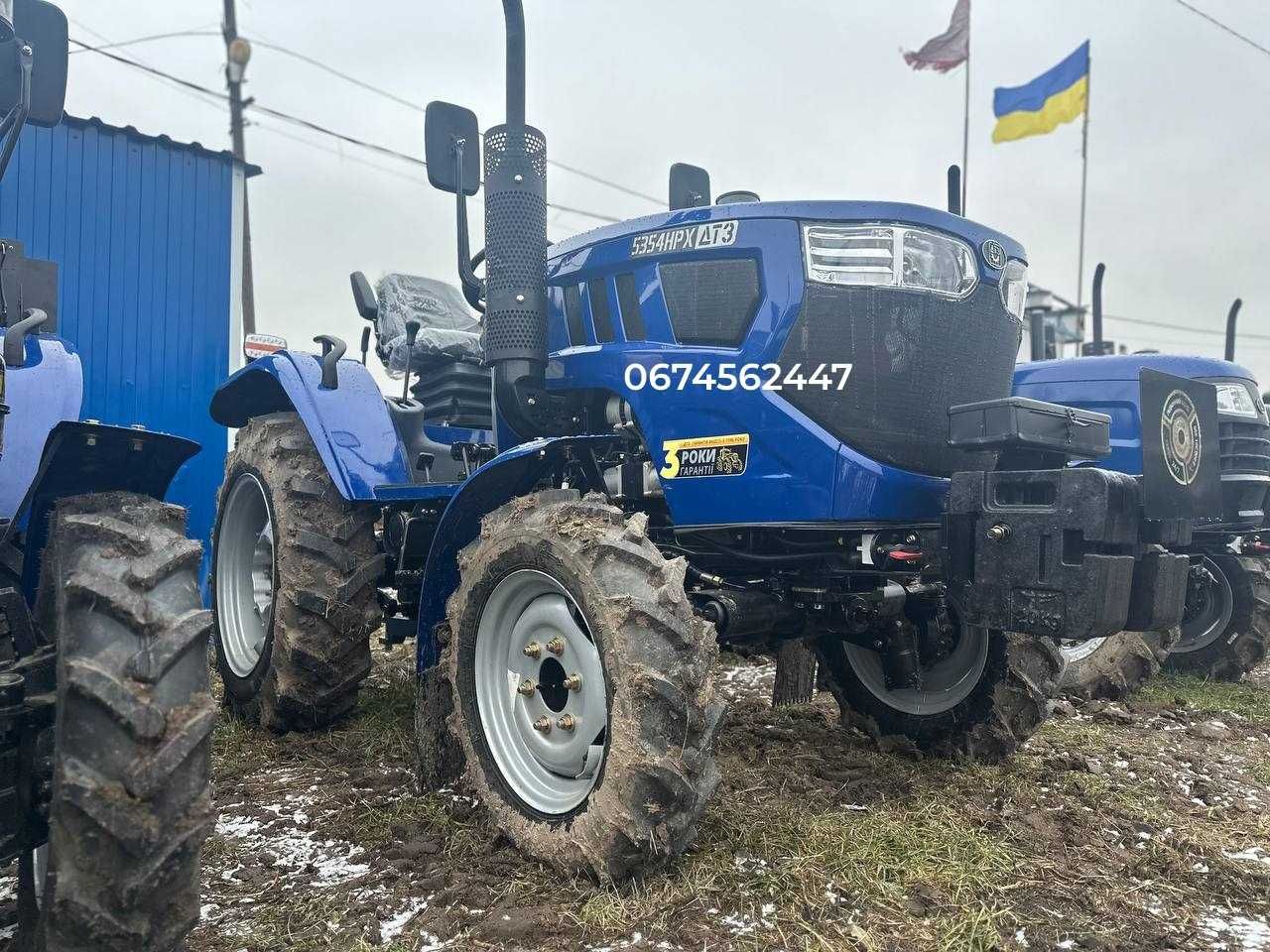Трактор ДТЗ 5354 HPX NEW Оновленй дизайн Рівна підлога 2 насоси гідрав
