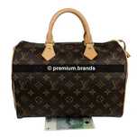 Torebka Louis Vuitton Speedy 30 canvas monogram/skóra naturalna