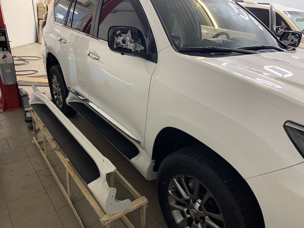 Toyota Prado 150 Пороги.Решетка.Накладка на заднюю дверь. Все новое,