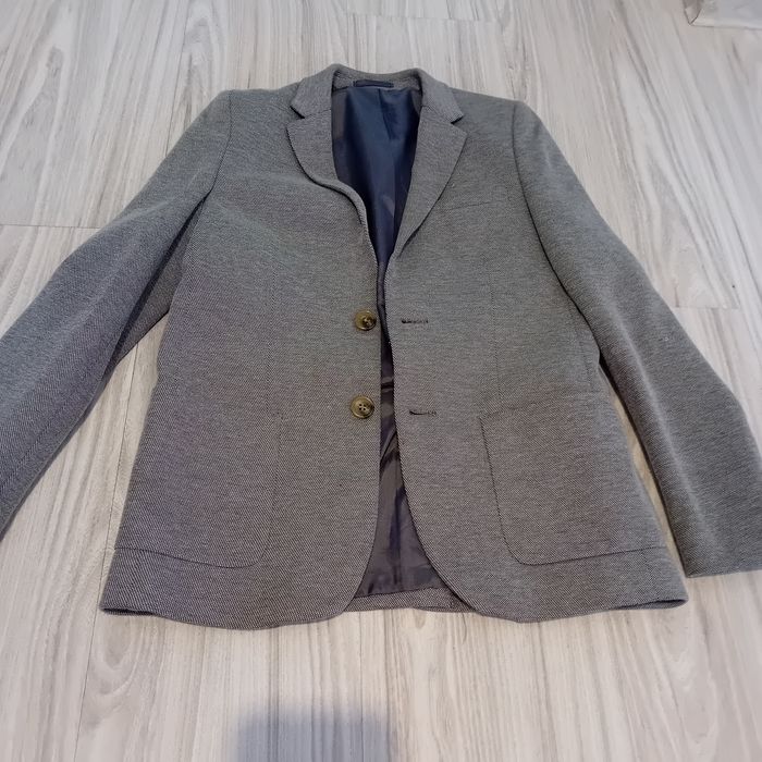 River Island marynarka na 11 lat piękna melanż szary