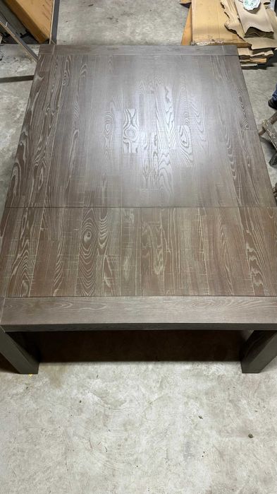 Stół z litego drewna dębowego, rozkładany 140x160/210cm