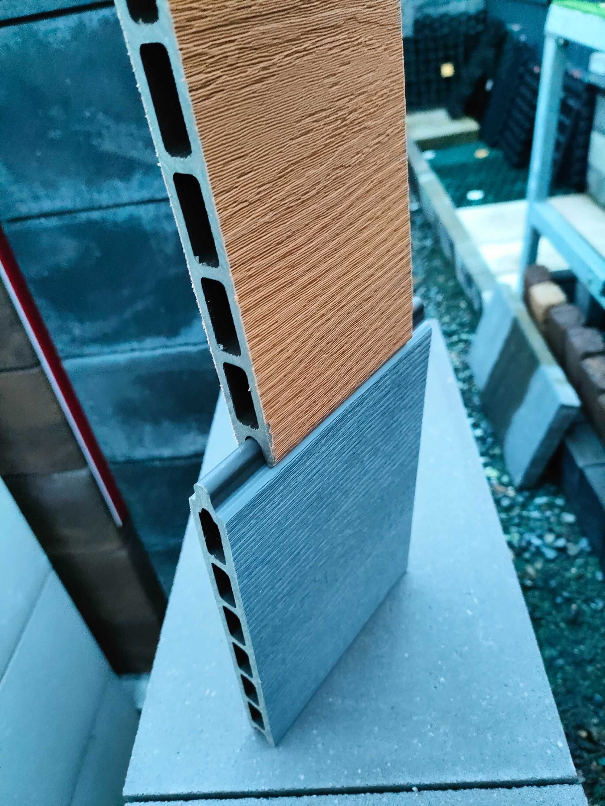Deska kompozytowa Decha kompozyt ogrodzenie balustrada balkon płot mur