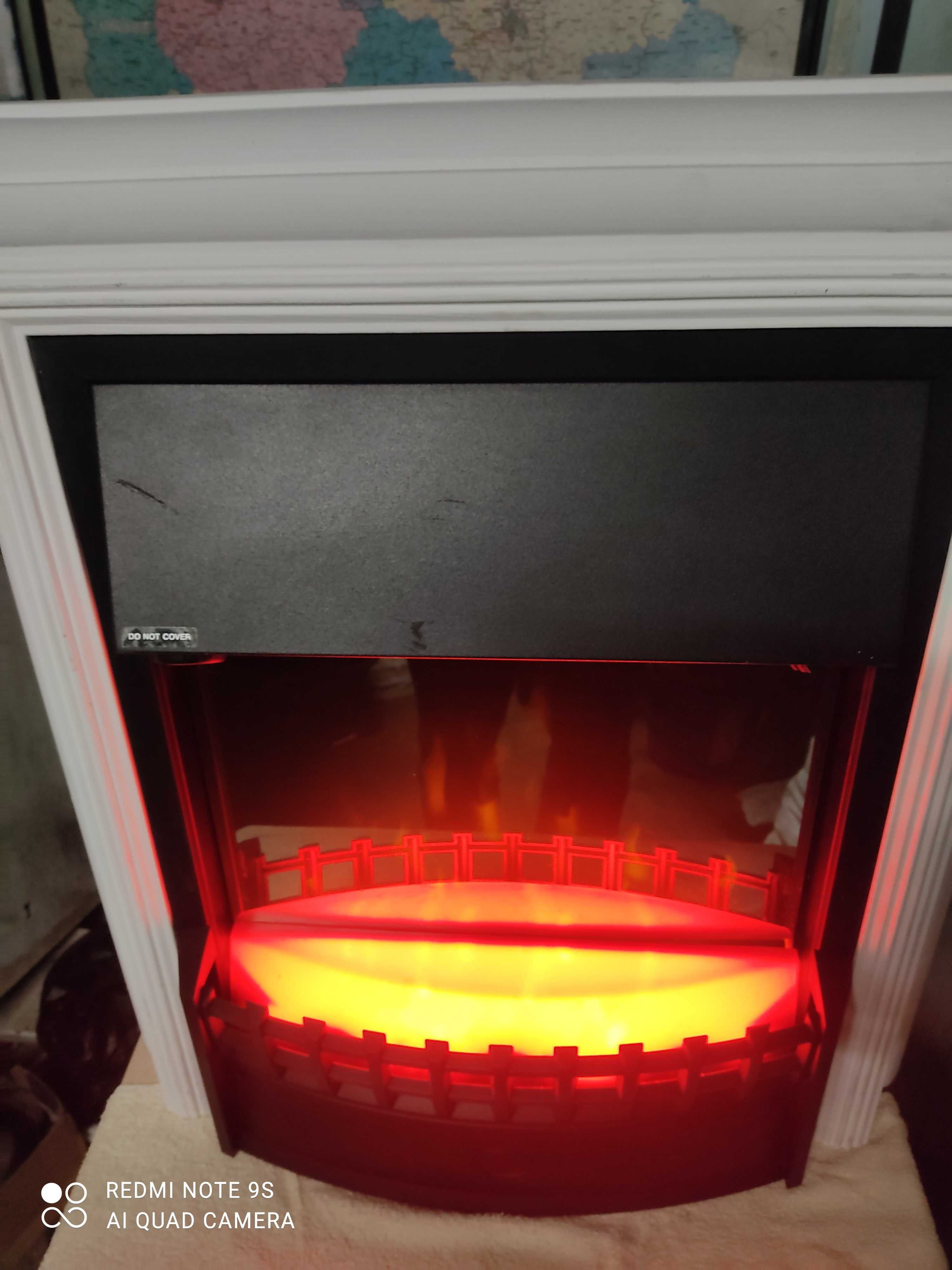 Kominek LED z funkcją grzania.