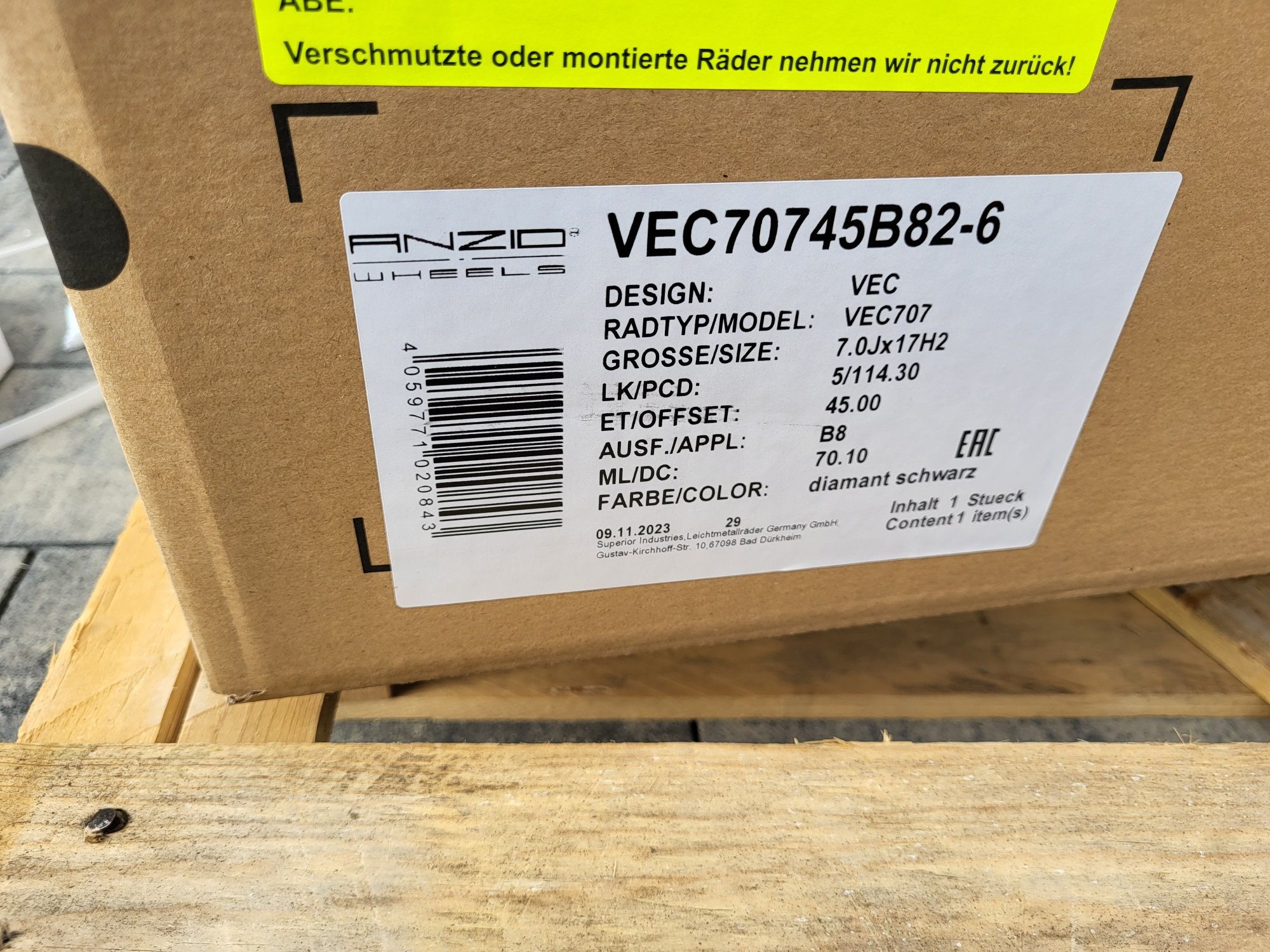 NOWE! Alufelgi 17" 5x114.3 ET45 HUYNDAI Kia Mazda Nissan Renault