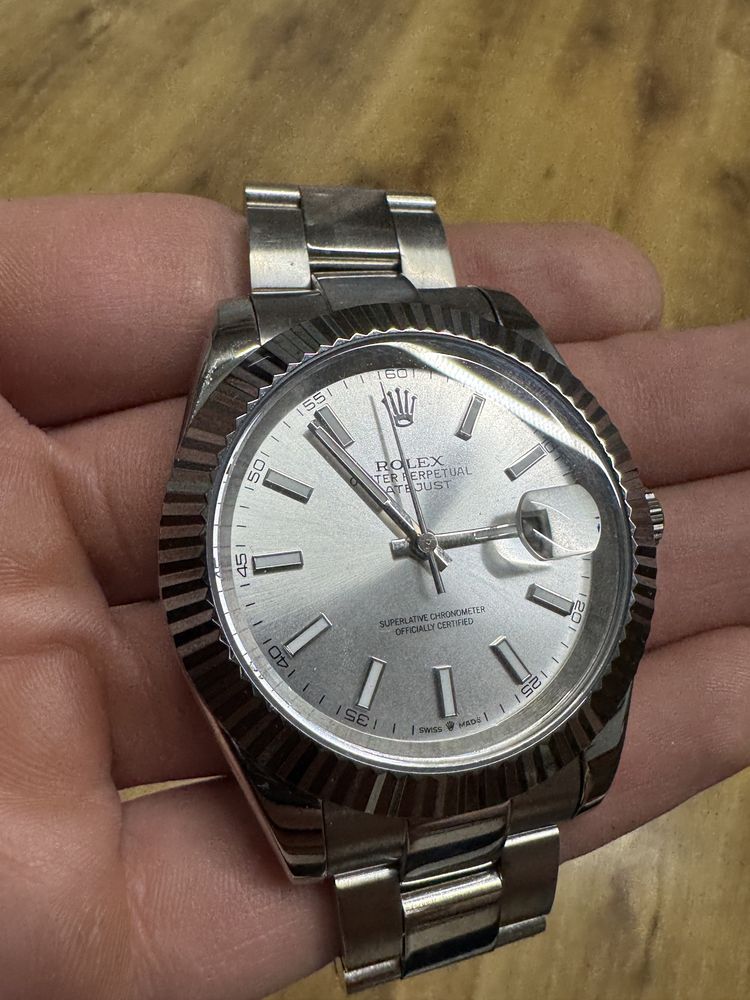 Zegarek Datejust Oyster steel silver
