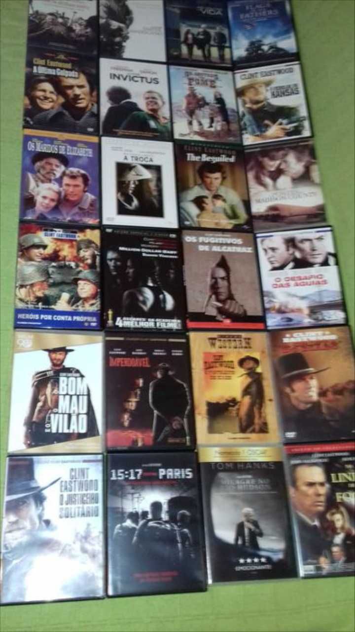 Filmes Clint Eastwood em dvd / coleçāo 58 filmes originais