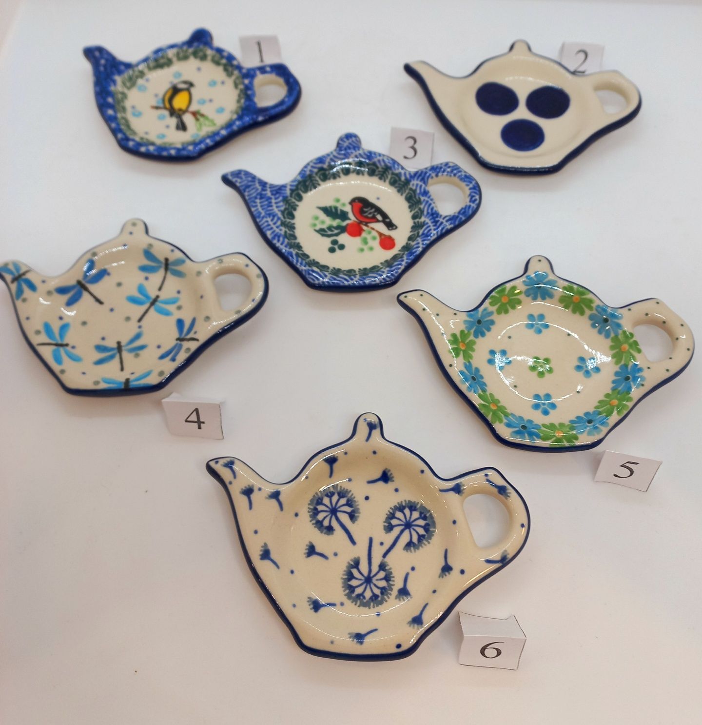 Ceramika Bolesławiec - podstawki na herbatę i kubki do zió