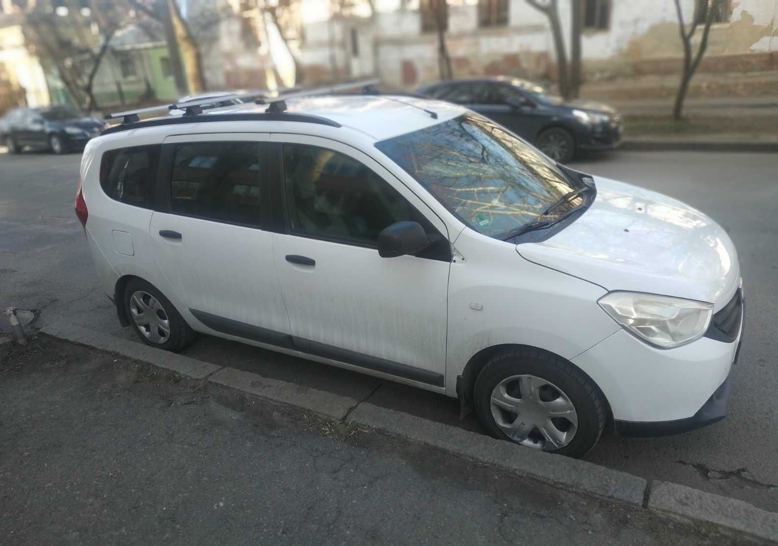 Аэродинамические перемычки- GC60  на рейлинги Dacia Logan