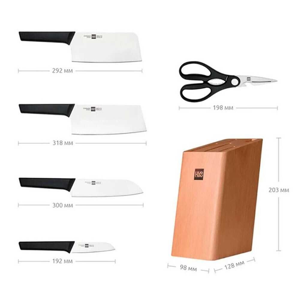 Набір ножів Xiaomi HuoHou Youth Knifes Set 6 в 1 (HU0057)