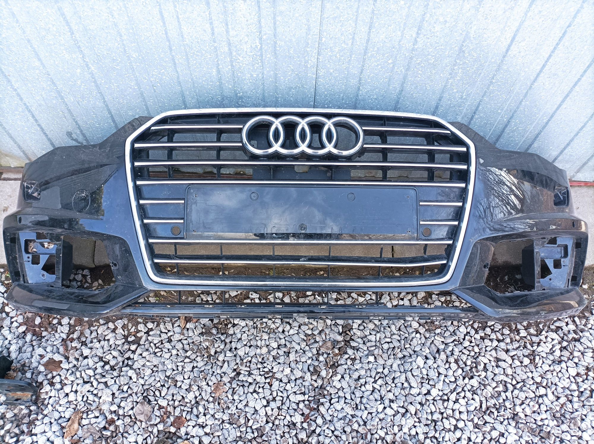 Zderzak przedni grill audi A6 c7 s line