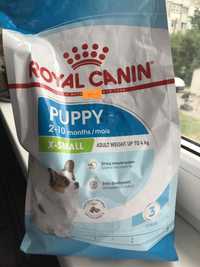 Собачий корм royal canin, puppy x-small 1.4 kg