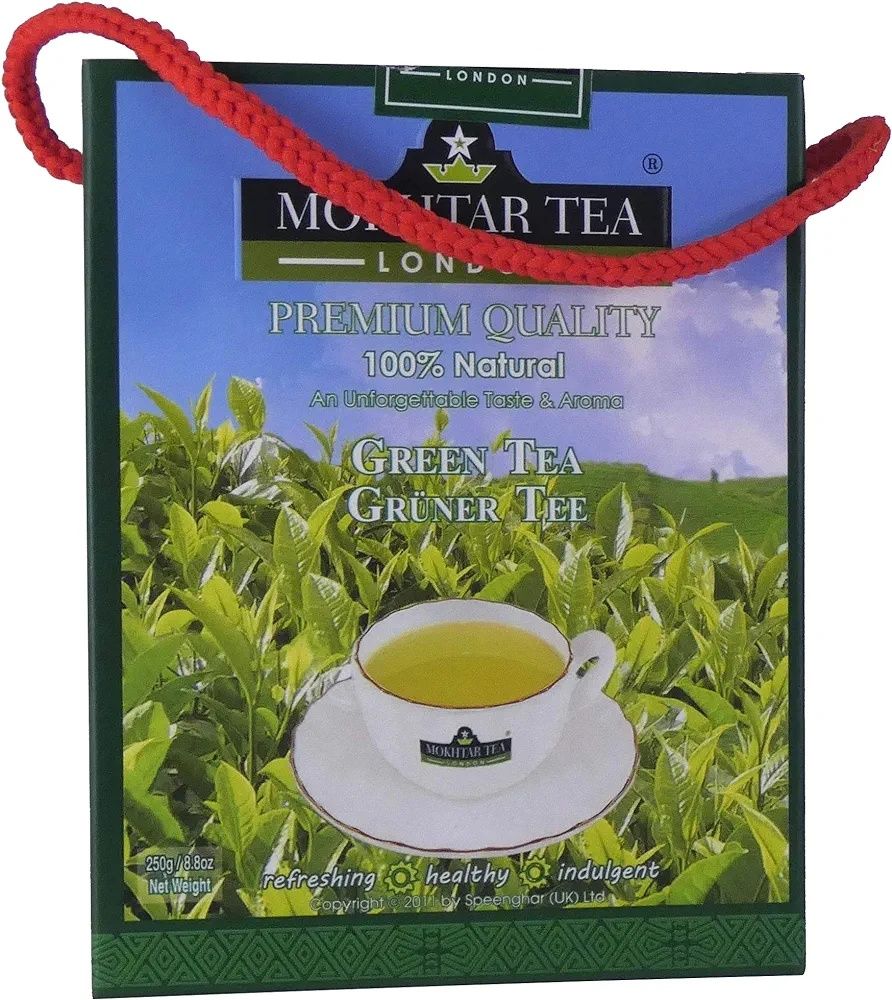 Mokhtar Green Tea Зелений чай крупний лист 500г оптом