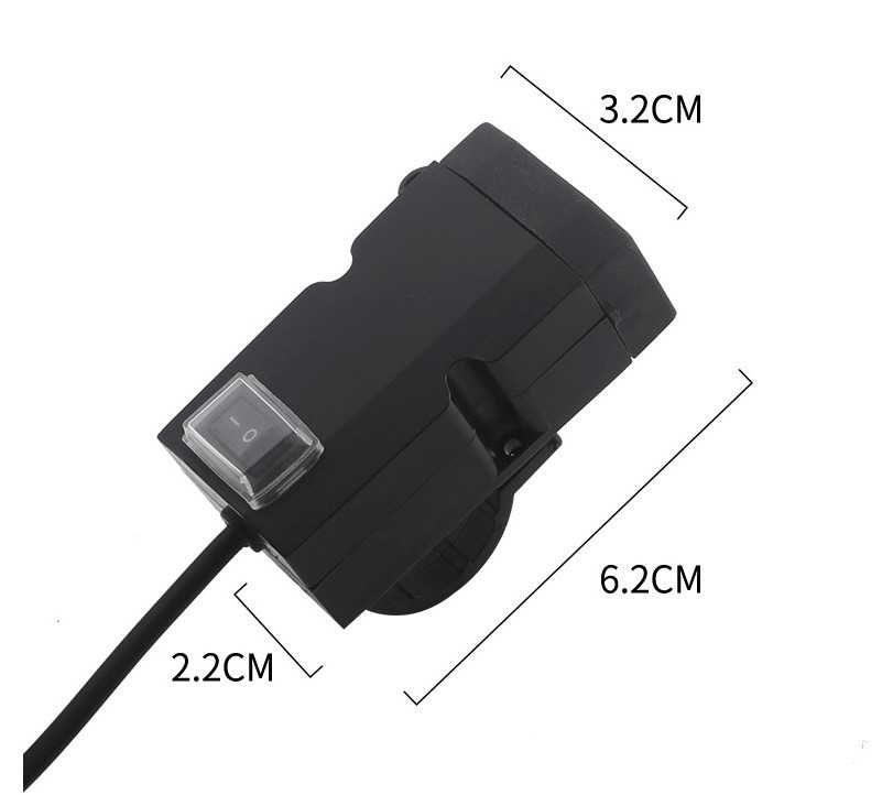 USB зарядка подвійна на руль для электровелосипеда