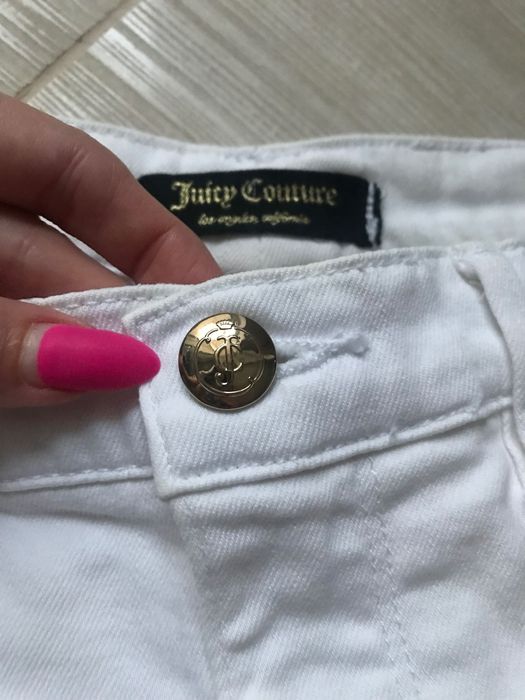 Оригінал від Juicy Couture Джинси skinny білого кольору джинсы белые