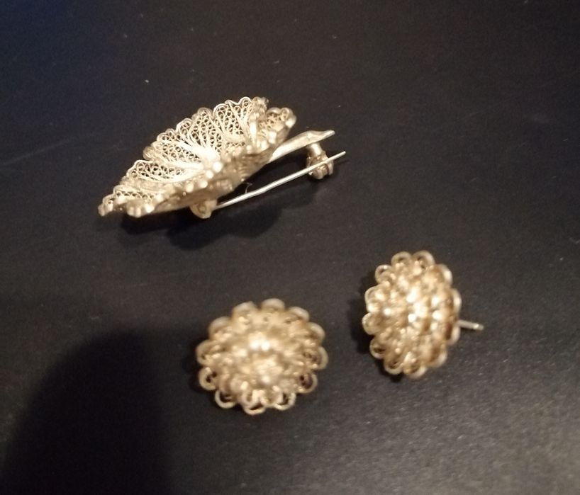 Conjunto em Prata filigrana