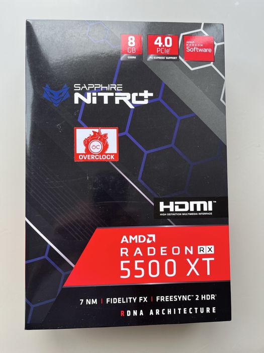 Видеокарта Radeon RX5500XT.