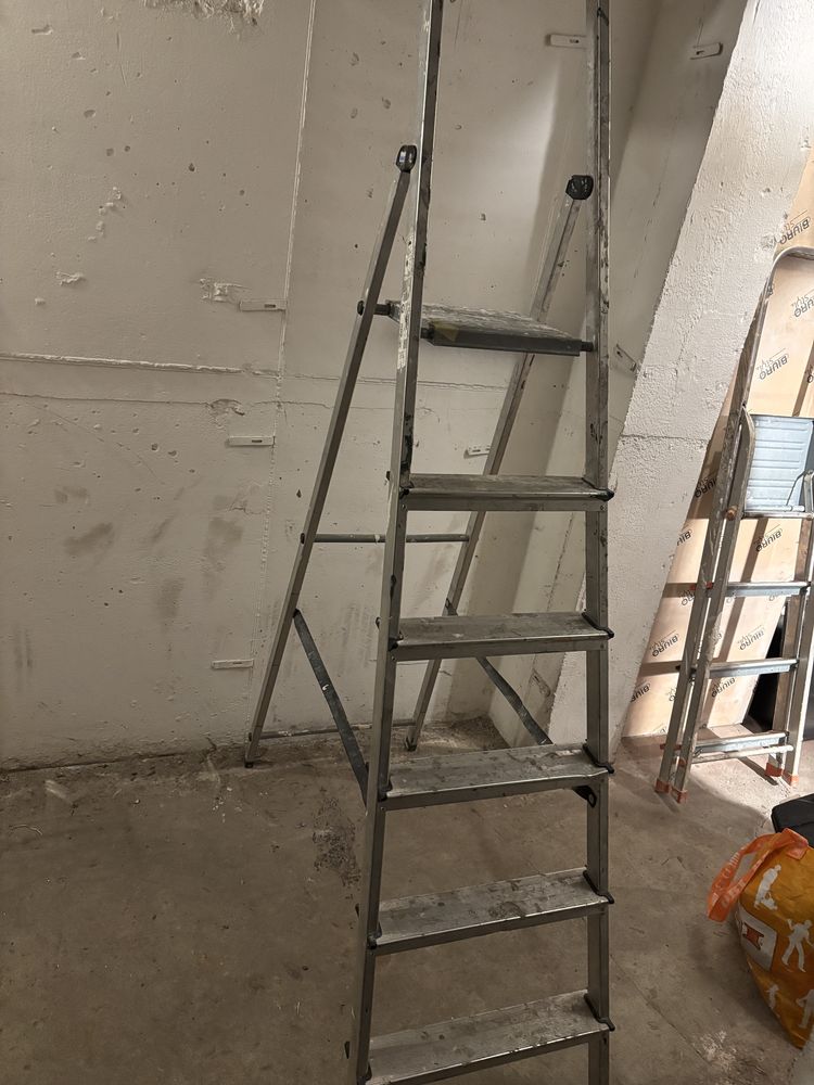 KRAUSE SOLIDY drabina aluminiowa 6 stopni