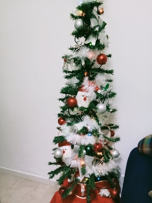 Árvore de natal com enfeites