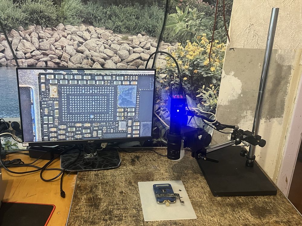 Hdmi VGA мікроскоп Eakins + стійка штатив