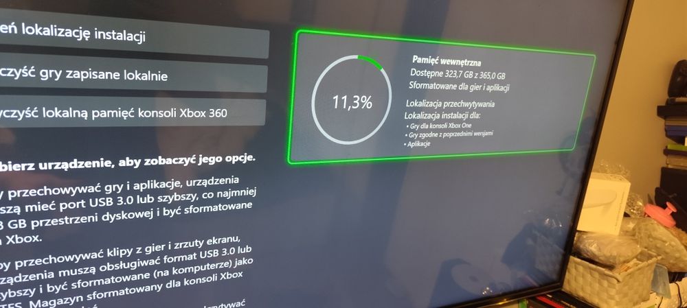 Xbox one s 500gb pad gra Forza po spa