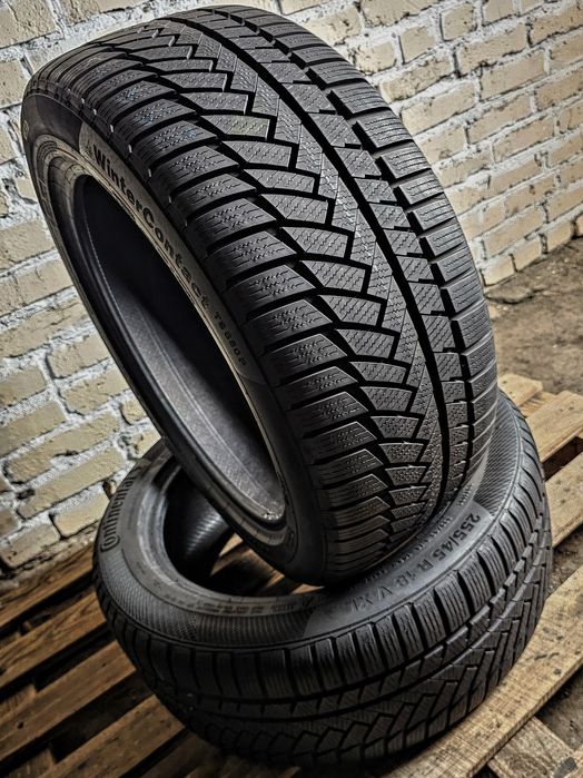 Пара 255/45r18 Continental | 7.5mm | 2022 | Преміум зимові шини/Ідеал