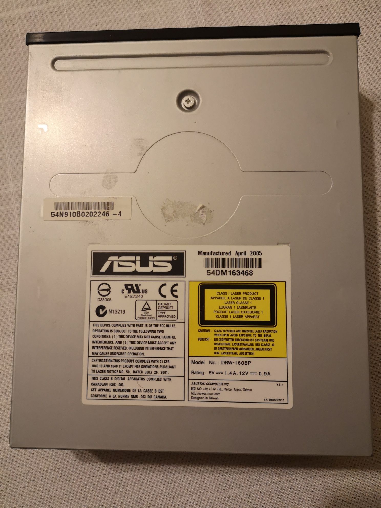 Nagrywarka DVD asus