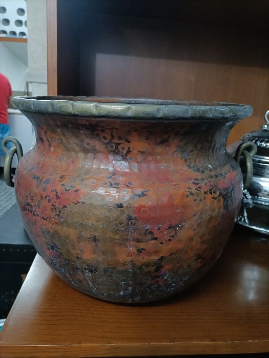 Peça decorativa em cobre
