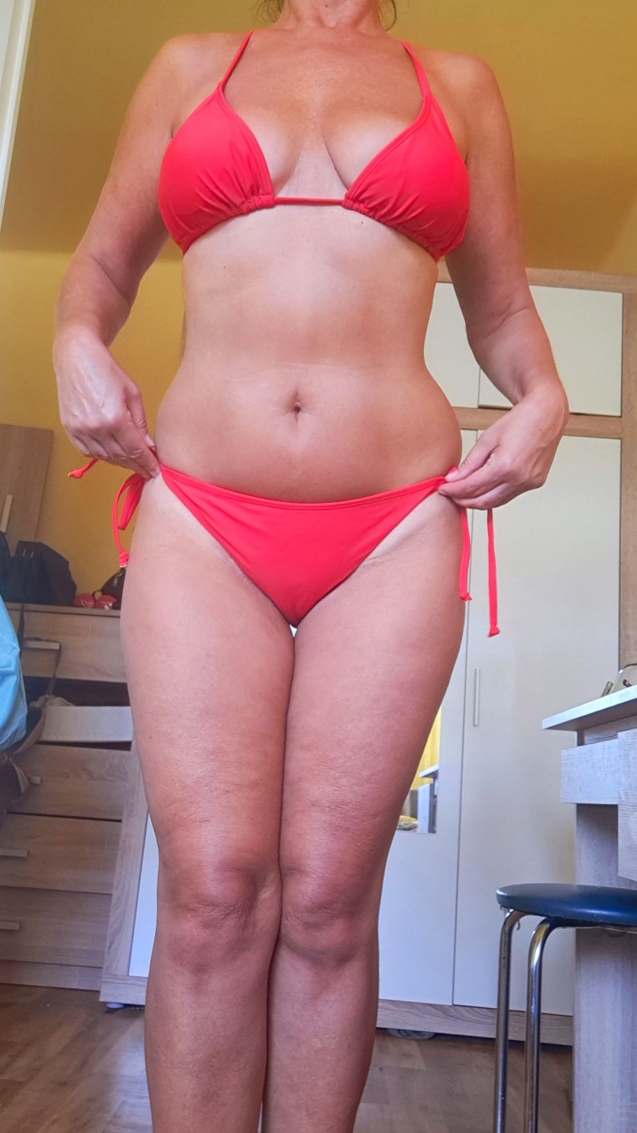 Bikini stroj kąpielowy czerwony