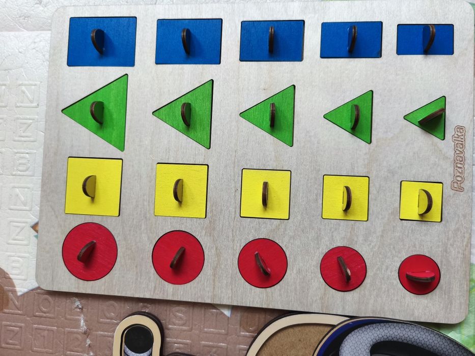 Дерев'яні пазли вкладки ubbees